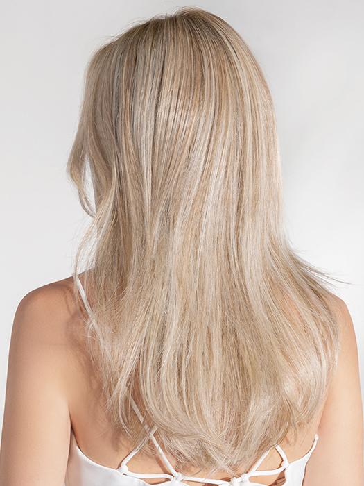 CHAMPAGNE-ROOTED 24.25.20 | Light Beige Blonde, Medium Honey Blonde, and Platinum Blonde Blend with Dark Roots