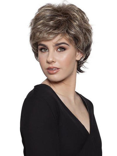 FELICITY by WIG PRO in SUMMER-FEVER Medium Golden Blonde with Dark Brown roots