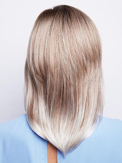 MELTED-MARSHMALLOW | Subtly Warm Dark Sandy Blonde Blend with Medium Brown Roots and Light Ash Blonde Tips and Highlights