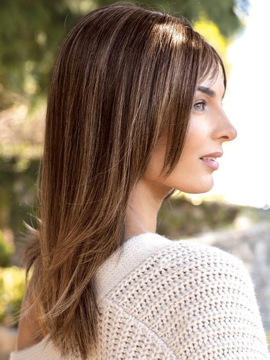 CHOCOLATE-TWIST | Cappucino Base, Coppery Blond Highlights and Tipped Ends