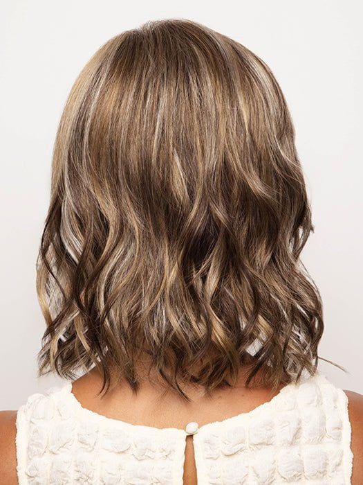 SPARKLING MOCA R | Neutral Dark-Brown Base featuring Silvery White and Golden Blond Highlights