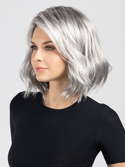 STERLING SHADOW | Medium Salt-and-Pepper Grey with Darker Brown Roots