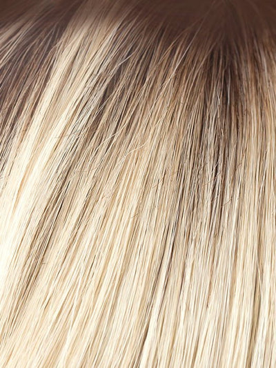 CHAMPAGNE R | Rooted Dark with Platinum Blonde