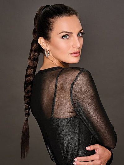 26IN BRAID ME UP PONY by Hairdo in R4 MIDNIGHT BROWN | Off Black