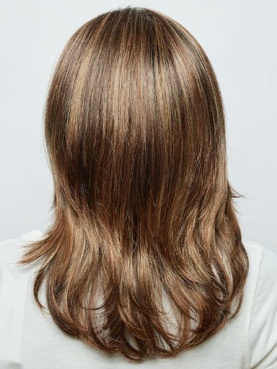 CHOCOLATE-PRETZEL | Blend of Warm Light Brown and Strawberry Blonde with Dark Roots