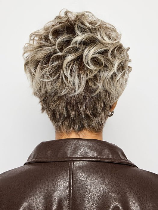 SILVER OYSTER R | Silver and 
Beige blended base with Rich Brown Root tone. Great substitute tone for Blond       