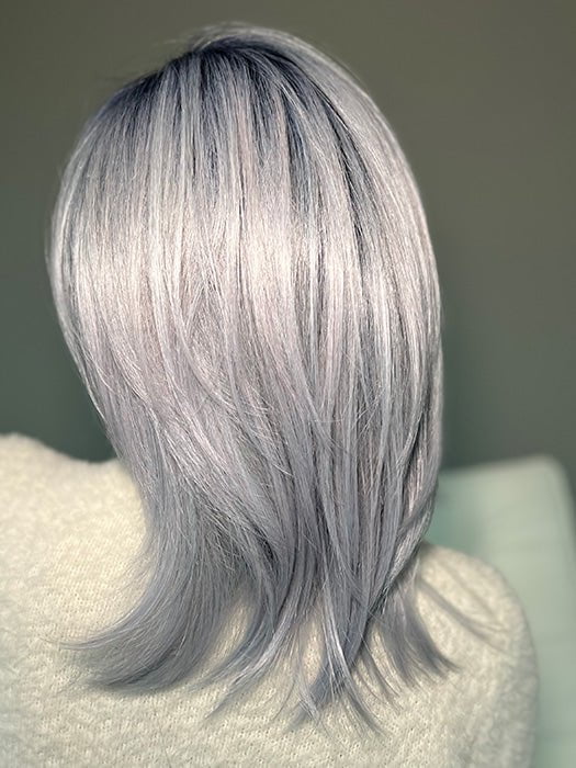 FROZEN-SAPPHIRE | Icy Blue Base with Indigo Black Roots