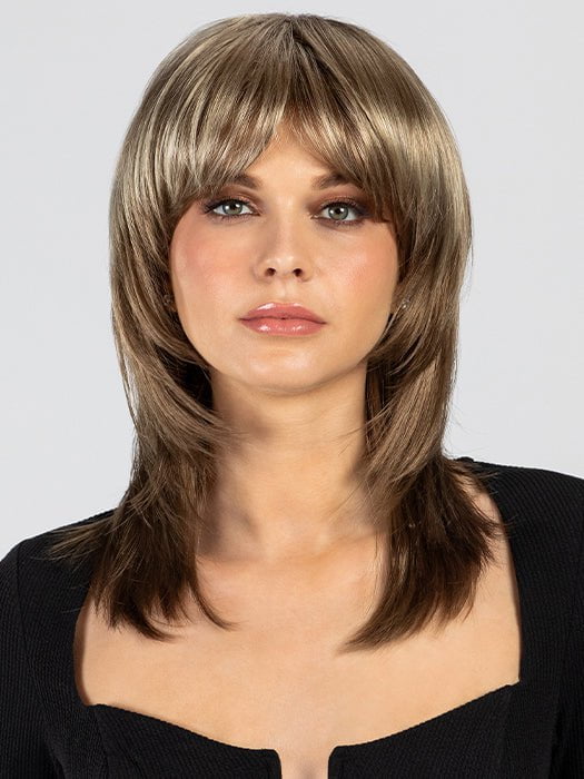 MIRANDA by Envy in ALMOND BREEZE | Light Brown blended with Ash Blonde FB MAIN IMAGE