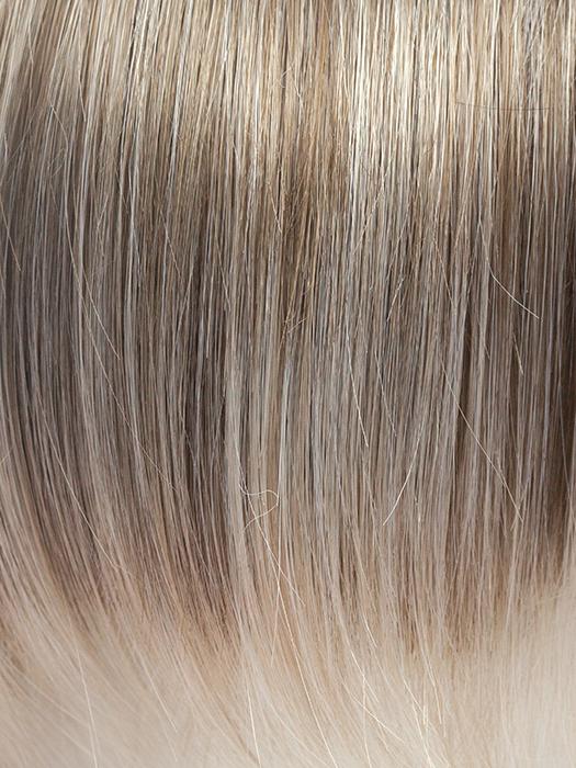 ICE-BLOND | Ashy blond base with white gold tips and highlights on face