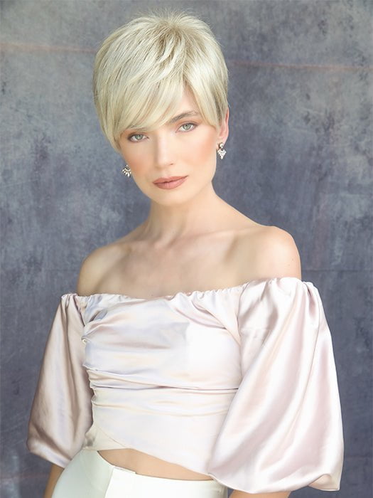 AMARA by Rene of Paris in CREAMY-BLONDE | Platinum and Light Gold Blonde Evenly Blended