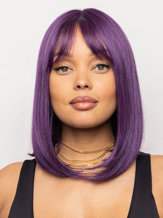 MOD SLEEK by Rene of Paris in GRAPE-BURST | Deep Smoky Purple