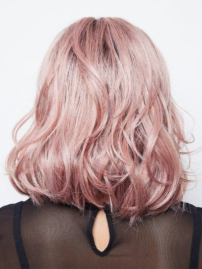 WATERMELON-R | Rich Pastel Pink Base with Subtle Soft Reddish Tone and Soft Dark Brown Roots