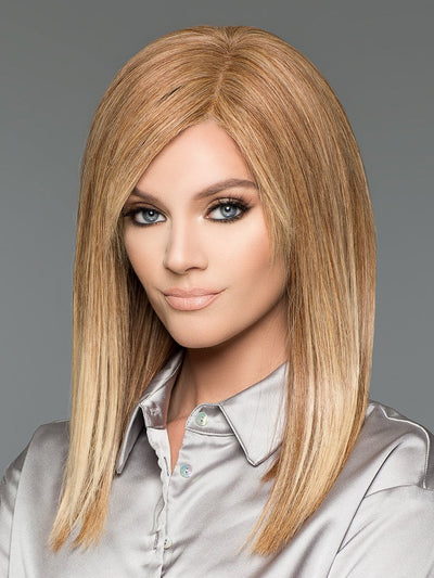 Adelle by Wig Pro in Flame | Russet base highlighted w/ Strawberry Blonde & Ash Blonde