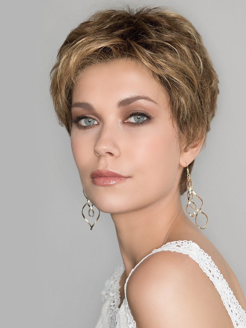 The Hair Society Luxury Collection by Ellen Wille is 100% hand-tied, monofilament, with a beautiful lace front.