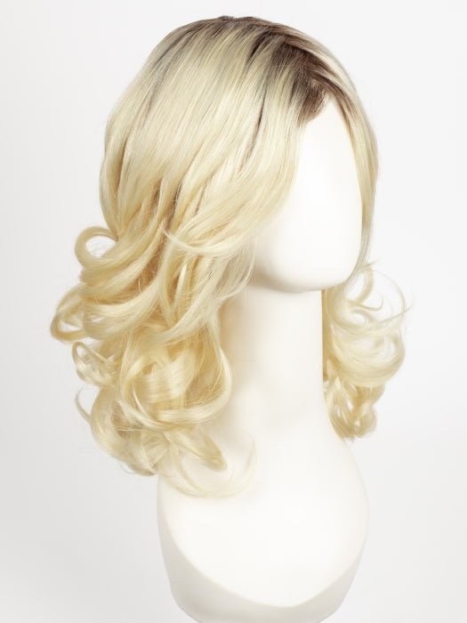 613/102S8 SHADED LEMON MACARON | Pale Natural Gold Blonde & Pale Platinum Blonde Blend, Shaded with Medium Brown