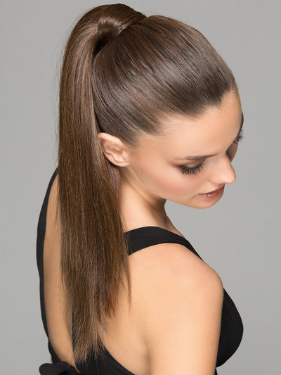 Wrap Around Ponytail | NUT BROWN