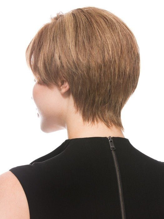 Tapered neckline provides coverage and comfort