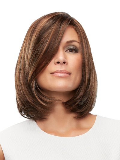 The Cameron Large Wig by Jon Renau is a lengthy bob with layered ends that create shape and movement