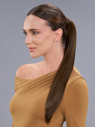 EASIPONY MEDIUM HD by easihair in 8 COCOA | Medium Brown