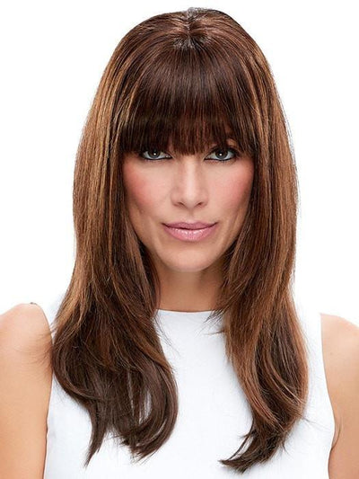 EASIFRINGE by easihair in6RN NATURAL BROWN | Brown Renau Natural (The fringe is customized to reflect blunt bangs as an option) PPC MAIN IMAGE FB MAIN IMAGE