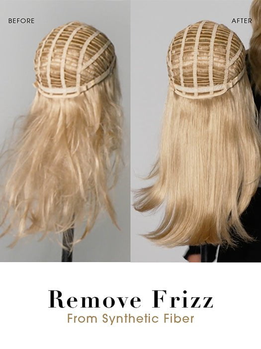 Remove frizz from synthetic fiber with the Oval Smoothing Brush | Watch our videos to learn how!