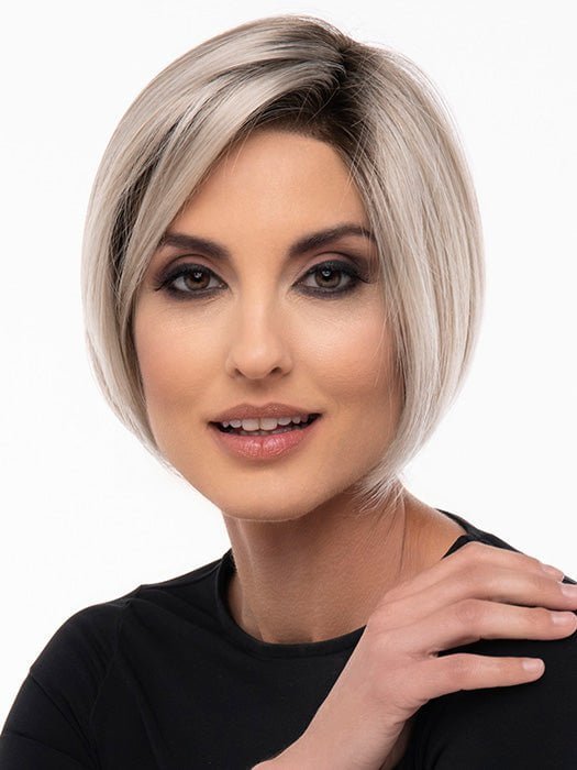 EVE by Envy in SILKY-BEIGE | Light Platinum Blonde with Dark Brown Roots