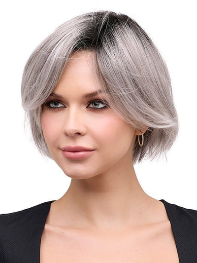 STERLING SHADOW | Medium Salt-and-Pepper Grey with Darker Brown Roots