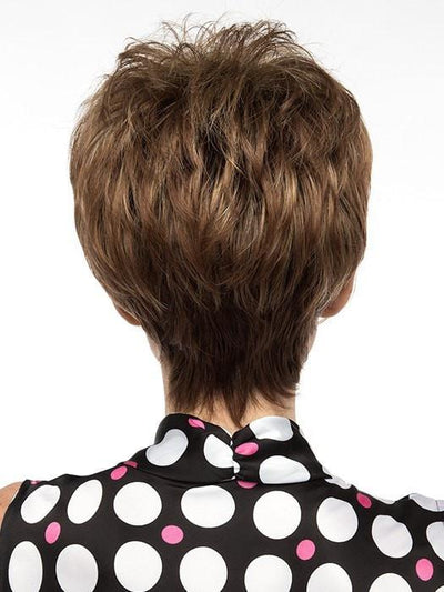 Perfectly crafted into an ultra modern pixie cut | Color: Chocolate Caramel