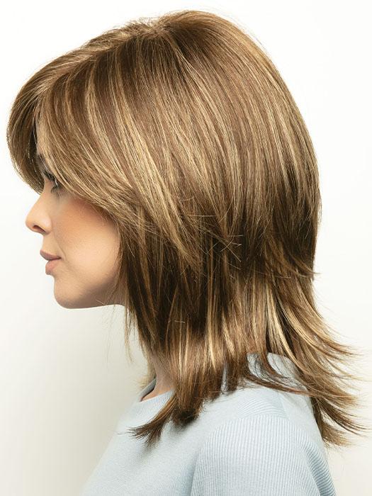 Jade by Rene of Paris in ICED MOCHA | Medium Brown Base Blended with Light Blonde Highlights