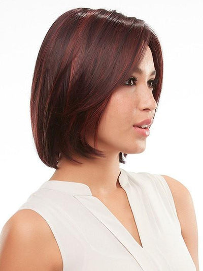 KRISTEN by Jon Renau in FS2V/31V CHOCOLATE CHERRY | Black/Brown Violet, Medium Red/Violet Blend with Red/Violet Bold Highlights