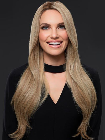 KIM by JON RENAU in 12FS12 MALIBU BLONDE | Light Brown, Light Natural Gold Blonde and Pale Natural Gold-Blonde Blend, Shaded with Light Gold Brown