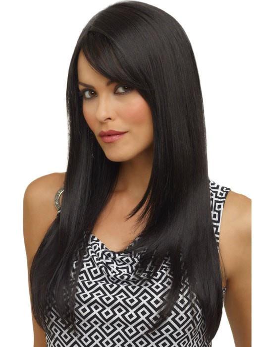 Envy Wigs McKenzie Wig : Monofilament Part | Color BLACK PPC MAIN IMAGE FB MAIN IMAGE