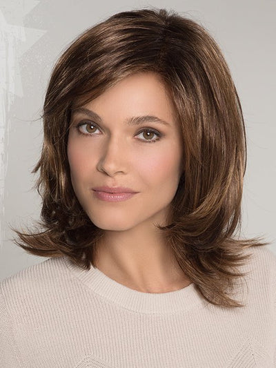 FERRARA by Ellen Wille in CHOCOLATE MIX 6.30 | Medium to Dark Brown base blended with Light Auburn highlights