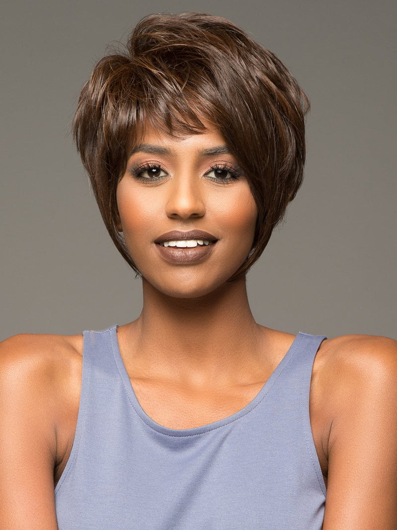 MOORE by VIVICA FOX in FS4/30 | 80% Medium Dark Brown with 20% Copper Blonde Frost