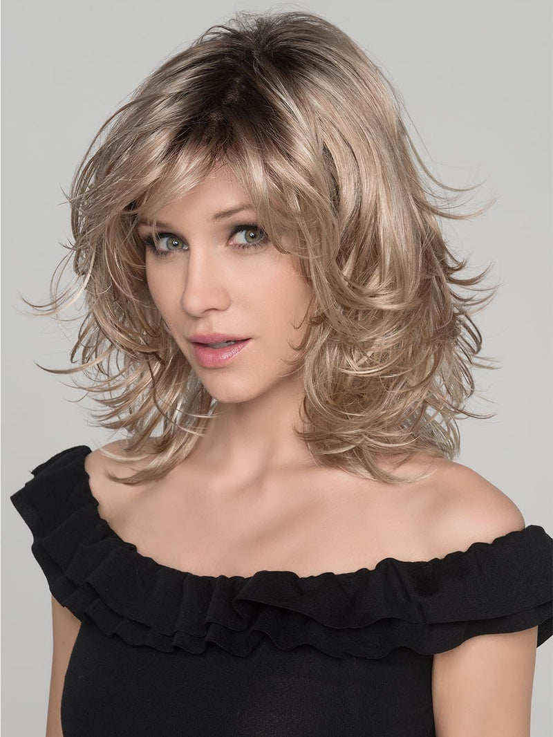 The perfect mid-length shag with wispy layers and just the right balance all over