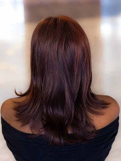 MARION by Rene of Paris in CHERRY-COLA | Dark Auburn Base with Brighter Red Highlights