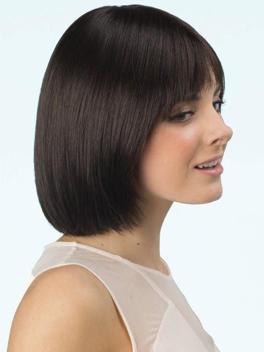 Double Monofilament Wig in color: CAPPUCCINO  | Dark Brown