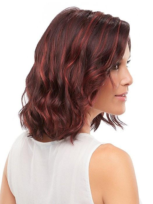 SCARLETT by Jon Renau in FS2V/31V CHOCOLATE CHERRY | Black/Brown Violet, Medium Red/Violet Blend with Red/Violet Bold Highlights