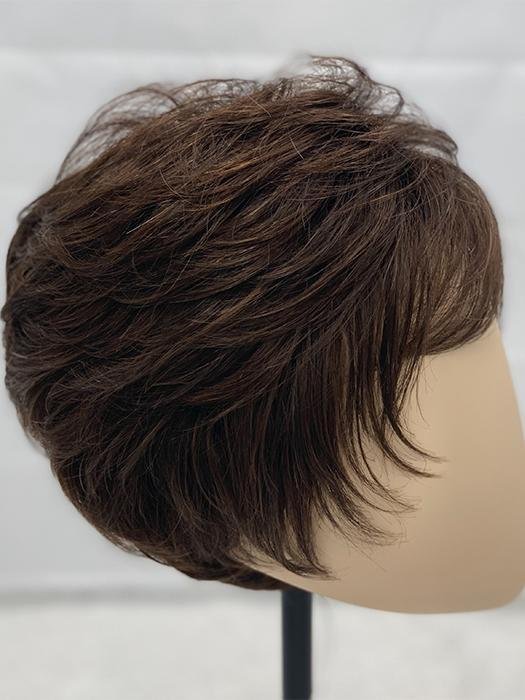 SIDE by ELLEN WILLE in DARK CHOCOLATE MIX | Dark Brown base with Light Reddish Brown highlights