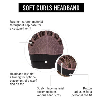 SOFT CURLS HEADBAND - TWC - The Wig Company