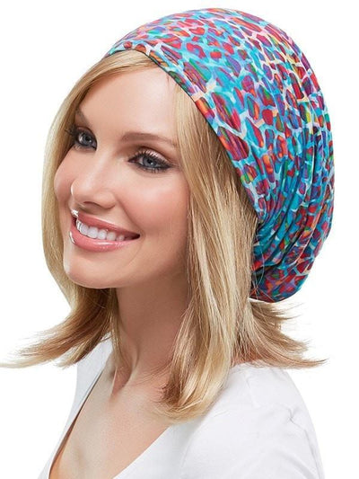 THE SOFTIE BOHO BEANIE PRINT by Jon Renau in BRIGHT ANIMAL