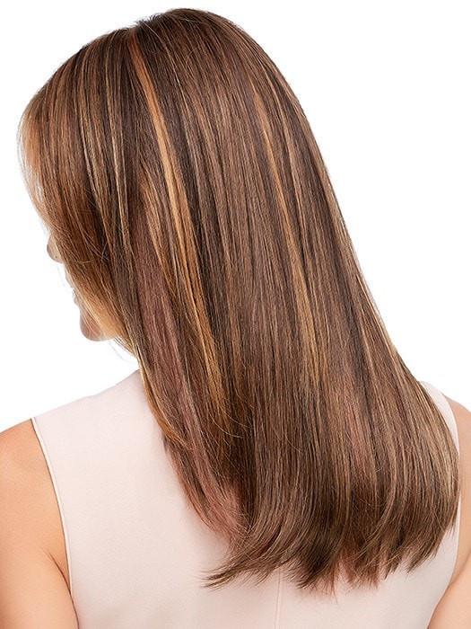 6F27 CARAMEL RIBBON | Brown with Light Red-Gold Blonde Highlights & Tips